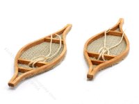 (image for) Miniature Snowshoes for Dollhouse