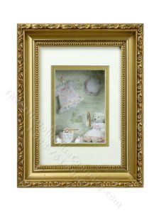 (image for) Miniature Baby Bear Framed Shadow Box