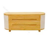 (image for) Miniature Rattan Caned Sideboard for Dollhouses