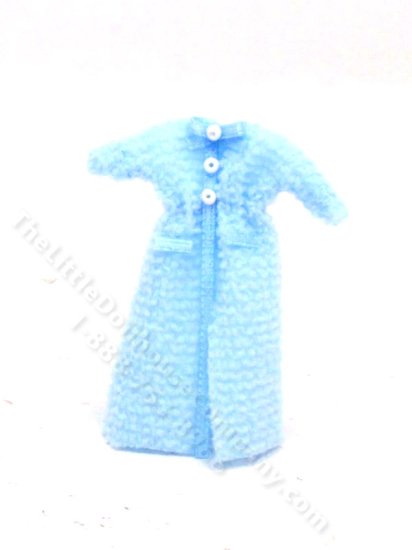 (image for) Miniature Blue Baby Dress for Dollhouses