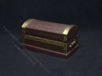 (image for) Miniature Wooden Trunk for Dollhouses