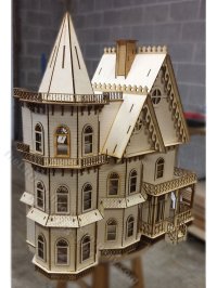 (image for) Quarter Scale Leon Gothic Dollhouse Kit