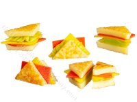 (image for) Miniature Sandwiches for Dollhouses