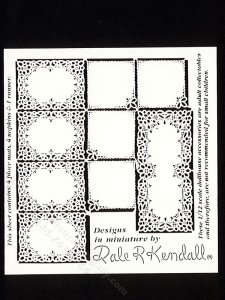 (image for) Miniature Placemats by Jeannetta Kendall for Dollhouses
