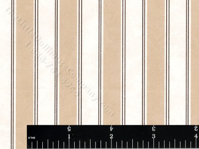 (image for) Tan Stripe Pattern Miniature Wallpaper for Dollhouses