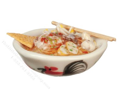 (image for) Miniature Bowl of Noodles for Dollhouses