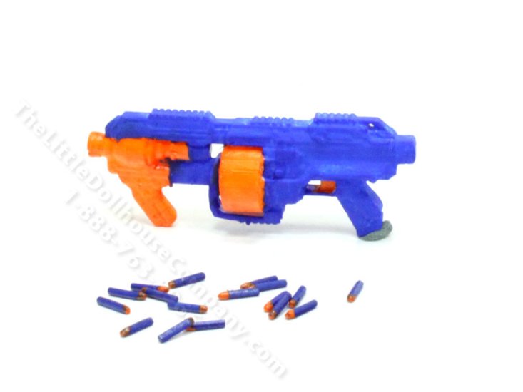 (image for) Miniature Nerf Gun for Dollhouses