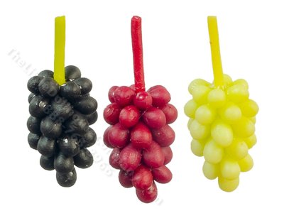(image for) Miniature Bunches of Grapes for Dollhouses