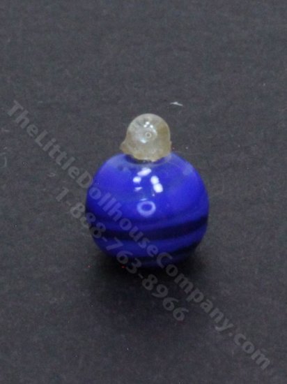 (image for) Miniature Blue Glass Perfume Bottle by Gerd Felka