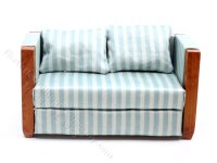 (image for) Miniature Art Deco Sofa for Dollhouses