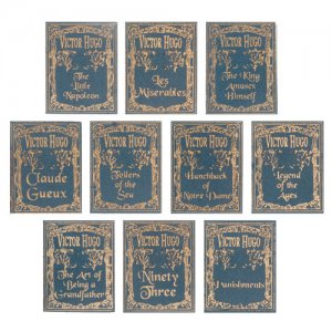 (image for) Reproduction Victor Hugo Books for Dollhouses