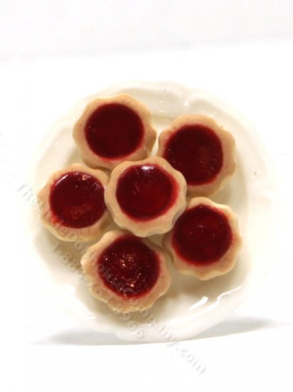 (image for) Miniature Jam Tarts on Plate by Charlotte Willmott