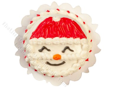 (image for) Miniature Santa Cake for Dollhouses