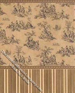 (image for) Dollhouse Scale Model Wallpaper 3 pc. Set