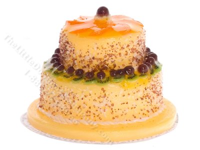 (image for) Miniature Tiered Cake for Dollhouses