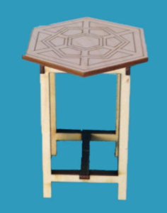 (image for) Miniature Patio End Table Kit for Dollhouses
