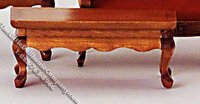 (image for) Dollhouse Scale Model Walnut Coffee Table