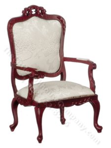 (image for) Miniature Victorian Armchair for Dollhouses
