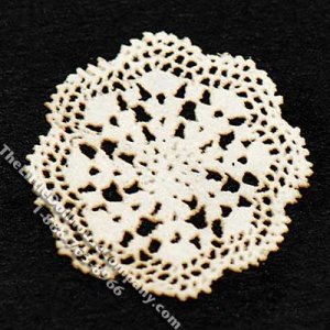 (image for) Miniature Laser Cut Doily for Dollhouses