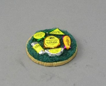 (image for) Dollhouse Miniature Assorted Cheese Platter(Discontinued)