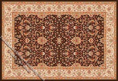 (image for) Dollhouse Scale Model Rectangular Traditional Rug