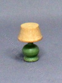 (image for) Vintage Miniature Wooden Lamp for Dollhouses