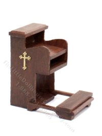 (image for) Handmade Miniature Pulpit for Dollhouses