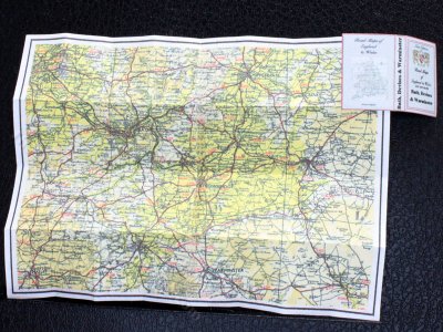 (image for) Miniature Map of Bath, Devizes, and Warminster for Dollhouses