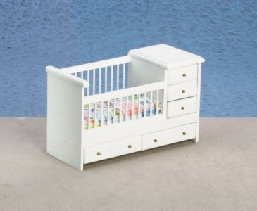(image for) White Crib Chest