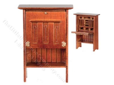 (image for) Miniature Writing Desk with Cupboard