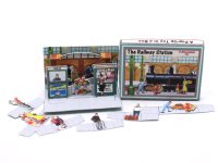 (image for) Miniature Pop-Up Railway Station in a Box