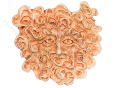 (image for) Miniature Aged Fire Face Moulding for Dollhouses