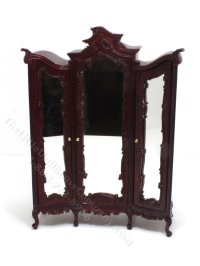 (image for) Miniature 6-Piece Mahogany Art Nouveau Bedroom Set