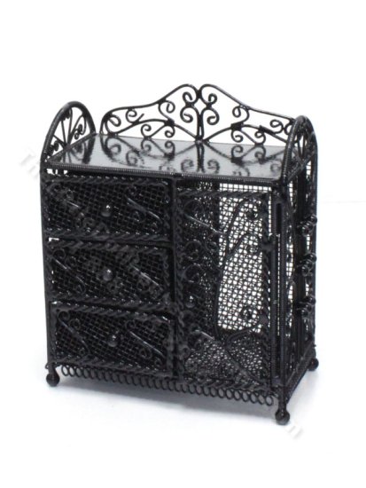 (image for) Miniature Baby Dressing Table, Black