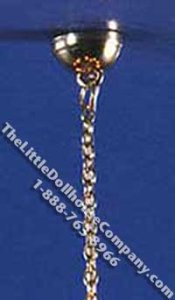 (image for) Dollhouse Scale Model Ceiling Plate for Chain-Type Hung Lamps