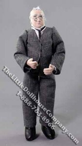 (image for) Older Man 'Alfred' in Suit by Patsy Thomas for Dollhouses