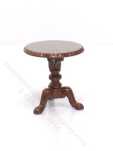 (image for) Vintage Miniature Tilt Top Table for Dollhouses