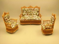 (image for) Dollhouse Miniature Marrakesh Patio Set (3pc)
