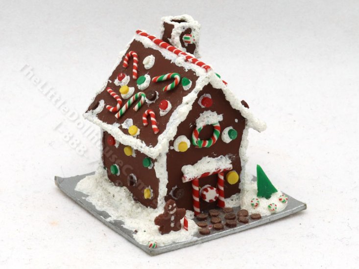 (image for) Miniature Gingerbread House by Judith Blondell