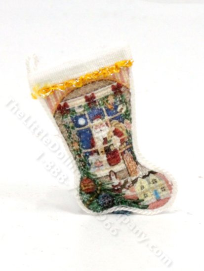 (image for) Miniature Christmas Stocking for Dollhouses