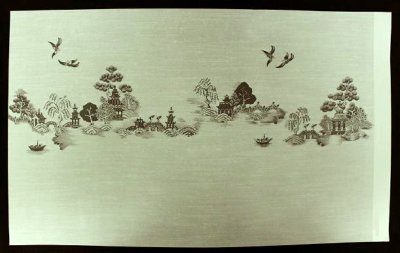 (image for) Japanese Motifs - Dollhouse Scale Wallpaper/Mural