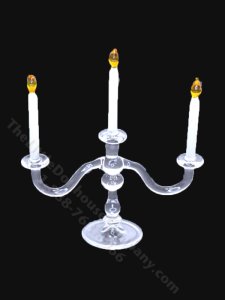 (image for) Miniature Blown Glass Candelabra
