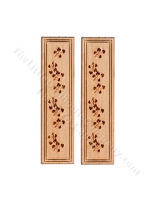(image for) Miniature Shutters with Flower Designs