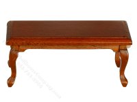 (image for) Miniature Walnut Coffee Table for Dollhouses