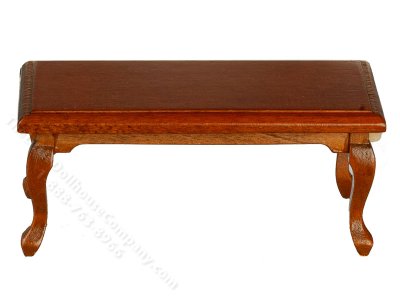 (image for) Miniature Walnut Coffee Table for Dollhouses