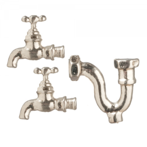 (image for) Miniature Drain Pipe and 2 Spigots