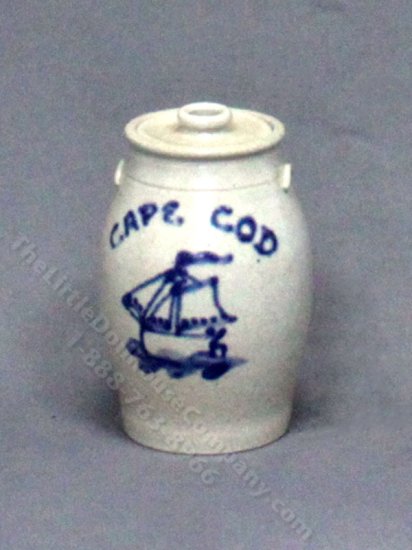(image for) Miniature Stoneware Butter Churn by Vernon Pottery