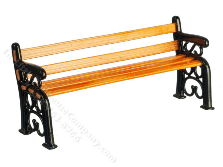 (image for) Miniature Garden Bench for Dollhouses