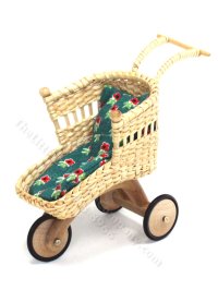 (image for) Miniature Handmade Wicker Pram