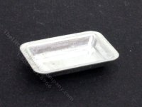 (image for) Miniature Rectangular Metal Baking Pan for Dollhouses